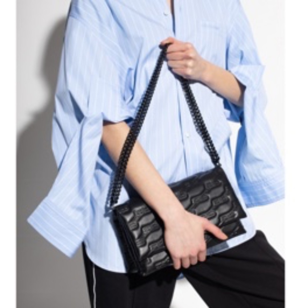 NWT Silver BALENCIAGA Triplet BB monogram shoulder bag - Picture 11 of 12